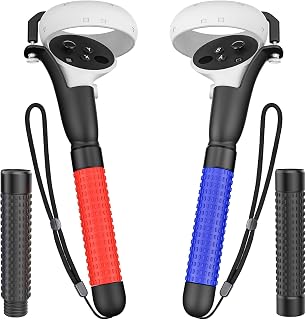 HUIUKE VR Game Handle Accessories for Quest 2 Controllers, Handles Extension Grips for Playing Beat Saber Gorilla Tag Game... Price In India