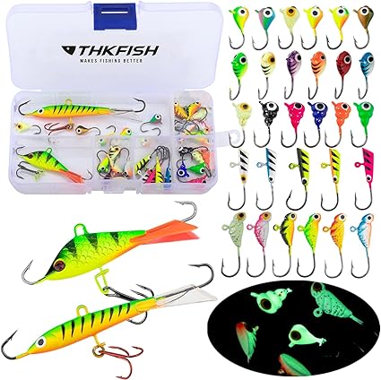 Ice Fishing Jigs Lures Set