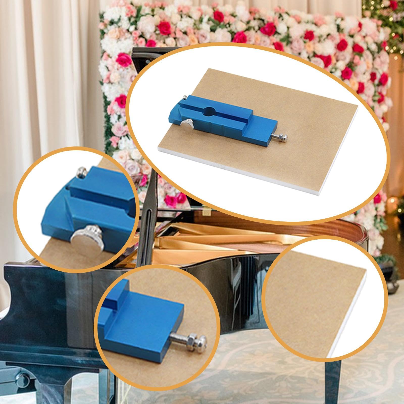 F Fityle Strumento per accordare il pianoforte, martello per modellare la lega professionale per liutai, musicisti, regolazione stabile, aggiornamento,