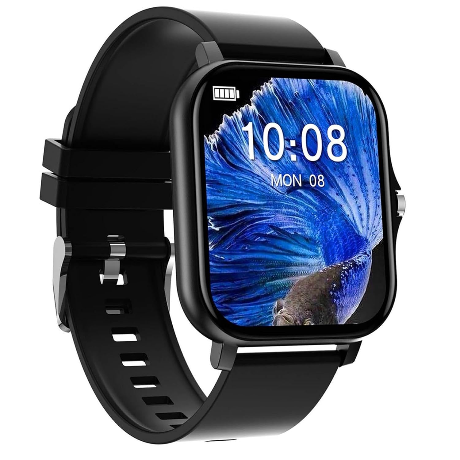 Smart Watch with Strap and USB Cable Workout Watch for Fitness Tracker Heart Rate Sleep Monitor Bluetooth Connection