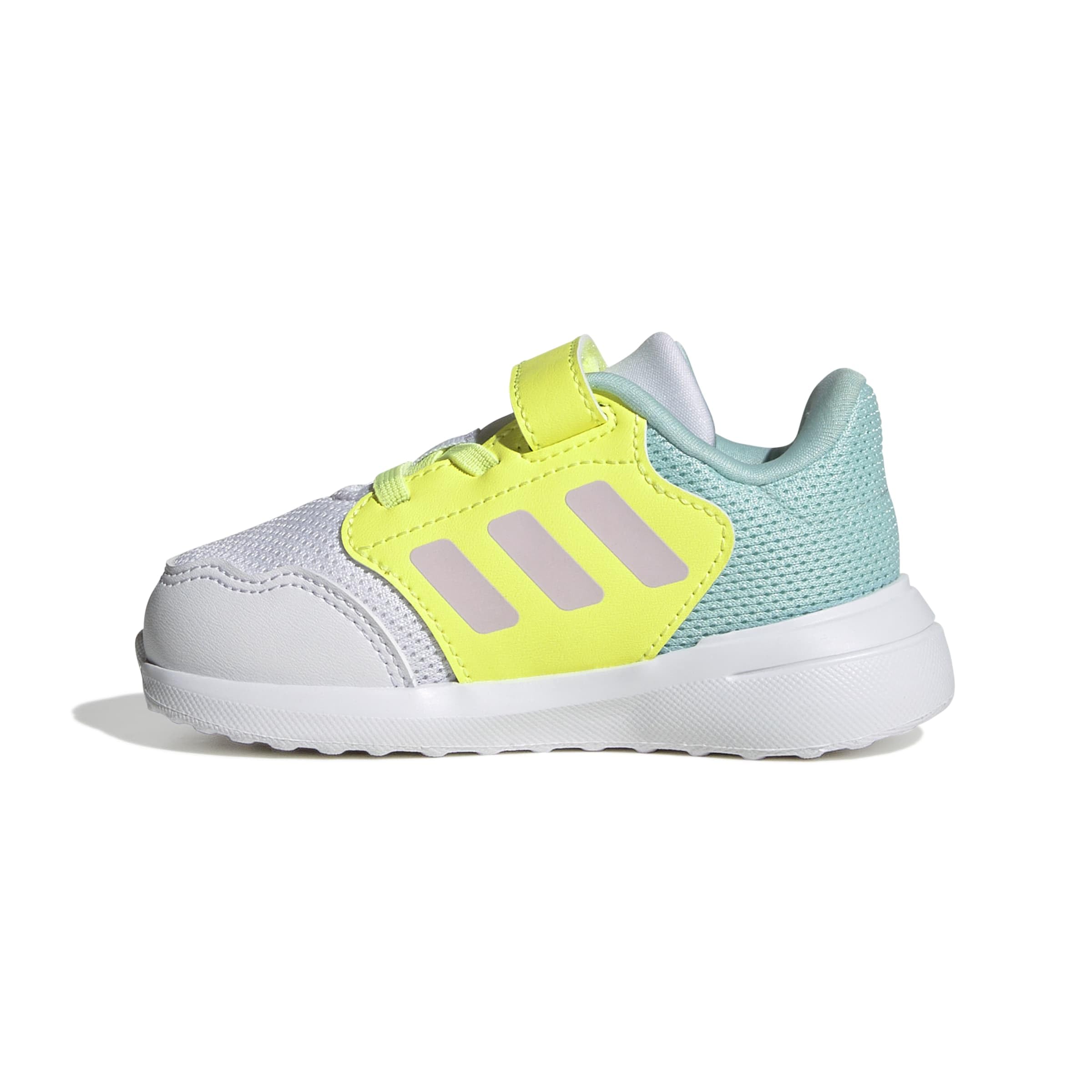 adidas Unisex Baby TENSAUR Run 3.0 Shoes Infants, Cloud White/Clear Pink/Hi-Res Yellow, 8 UK Child