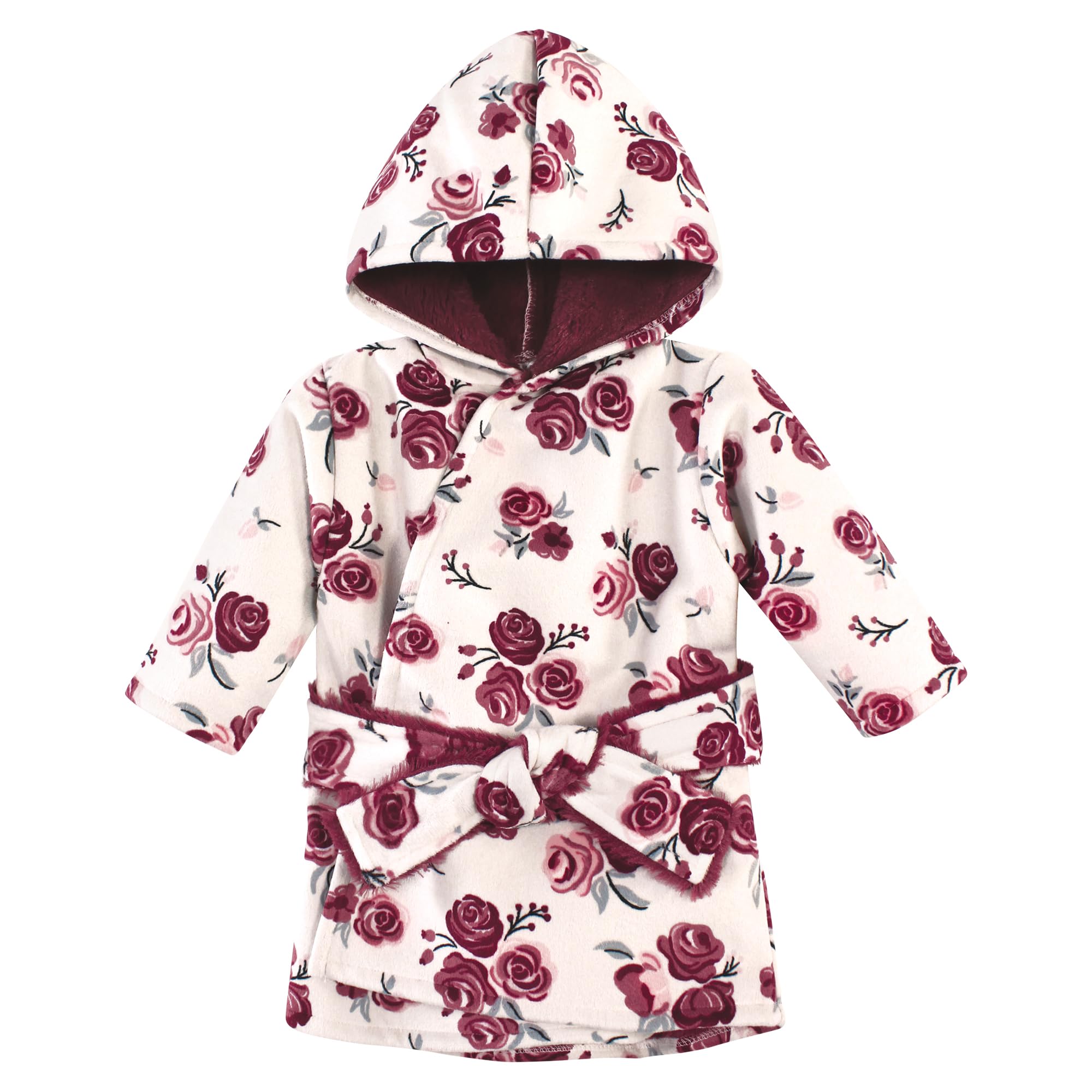 Hudson Baby Unisex BabyMink with Faux Fur Lining Pool and Beach Robe Cover-ups