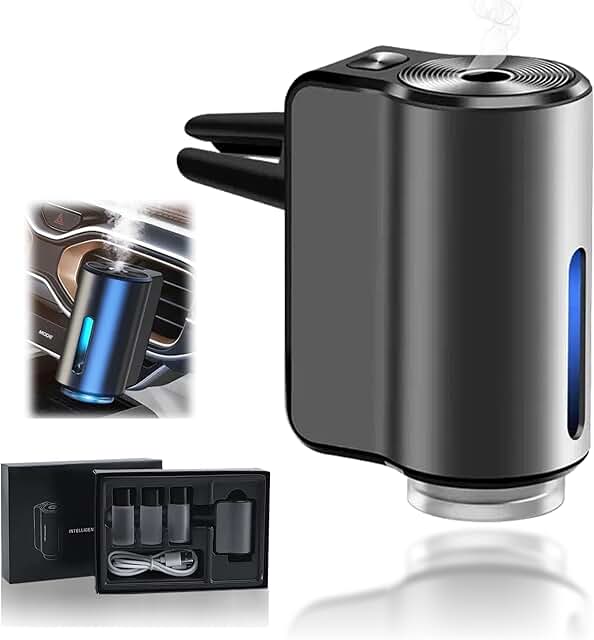 Coco Smart Rechargeable Essential Oil Diffuser: Three Adjustable Modes for Auto/Home/Office