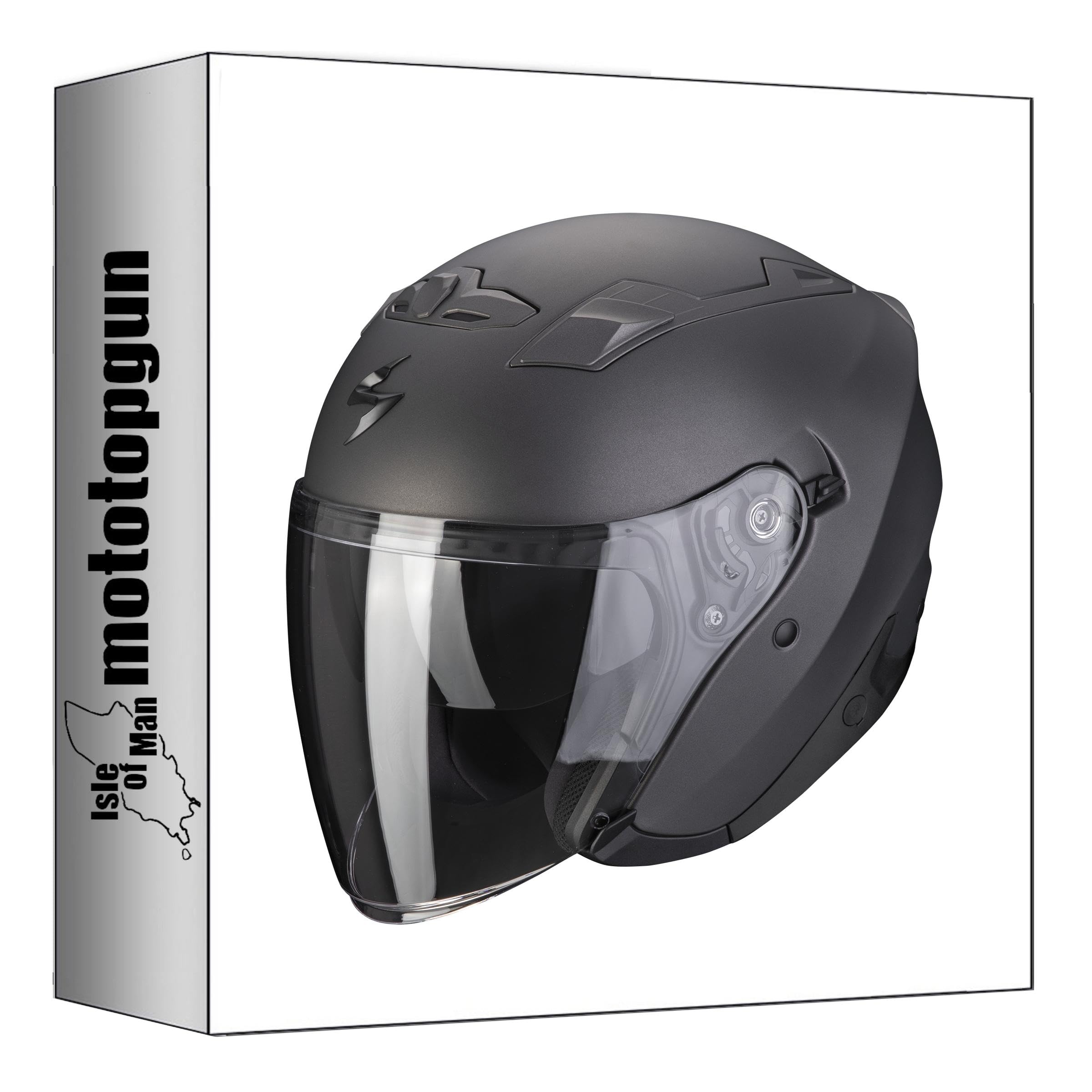 Casque Jet Moto Scorpion Exo-230 Solid Anthracite Mat XXL