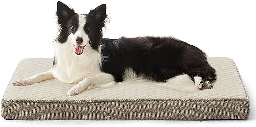 Miniatura 20 de JOEJOY Camas XL para perros de tamaño grande, cama ortopédica para perros grandes con funda extraíble lavable, camas extra gruesas de espuma