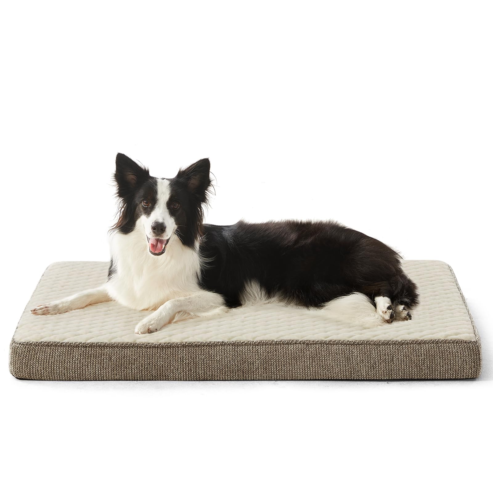 JOEJOY Orthopädisches Hundebett Grosse Hunde, Hundekissen Waschbar Flauschig Hundematte,Hundematratze für Große Hunde, rutschfeste Unterseite