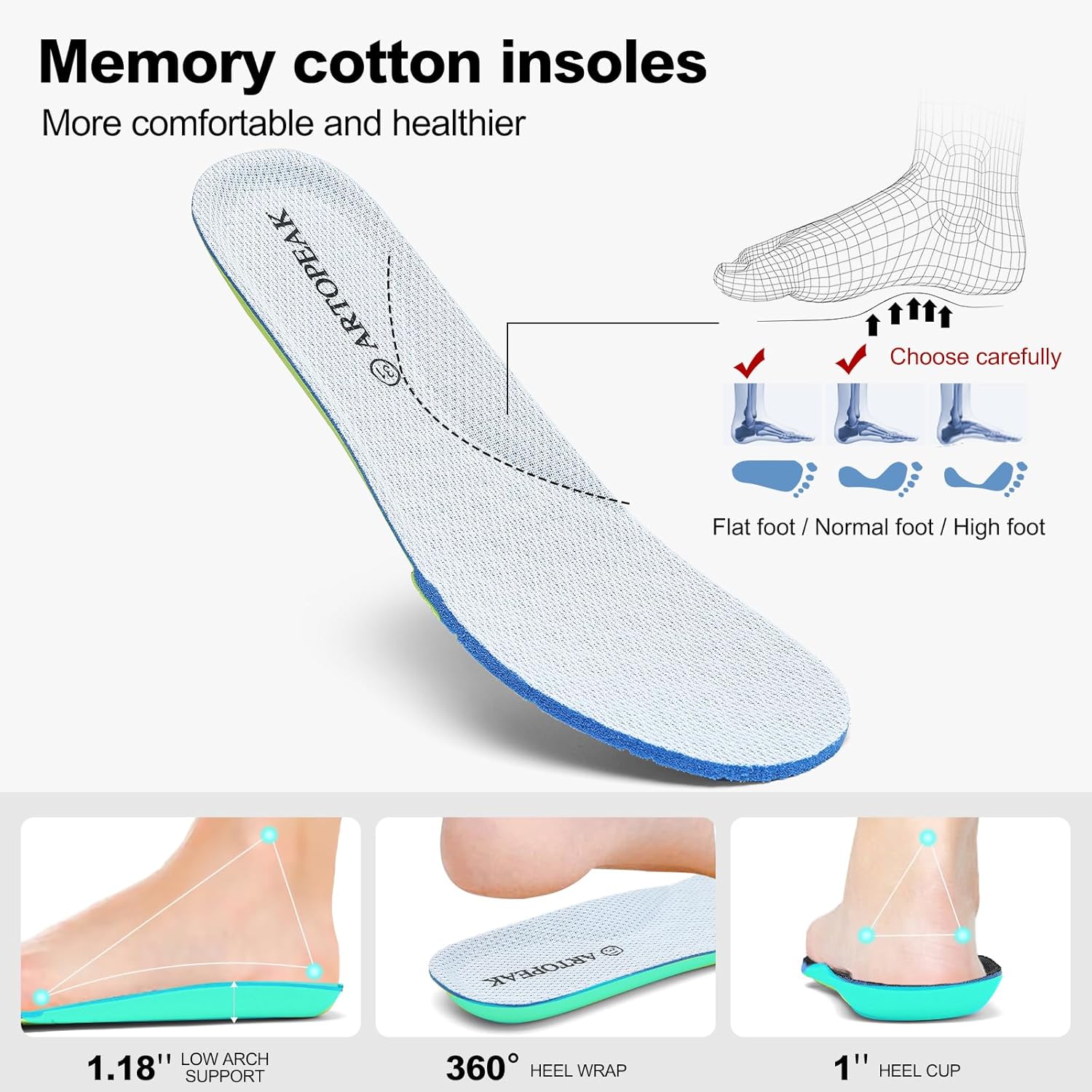 Kids Wide Toe Box Slip On Sneakers - Orthopedic Walking Running Shoes for Boys & Girls - Arch Support Lightweight Athletic Tennis Shoes for Youth