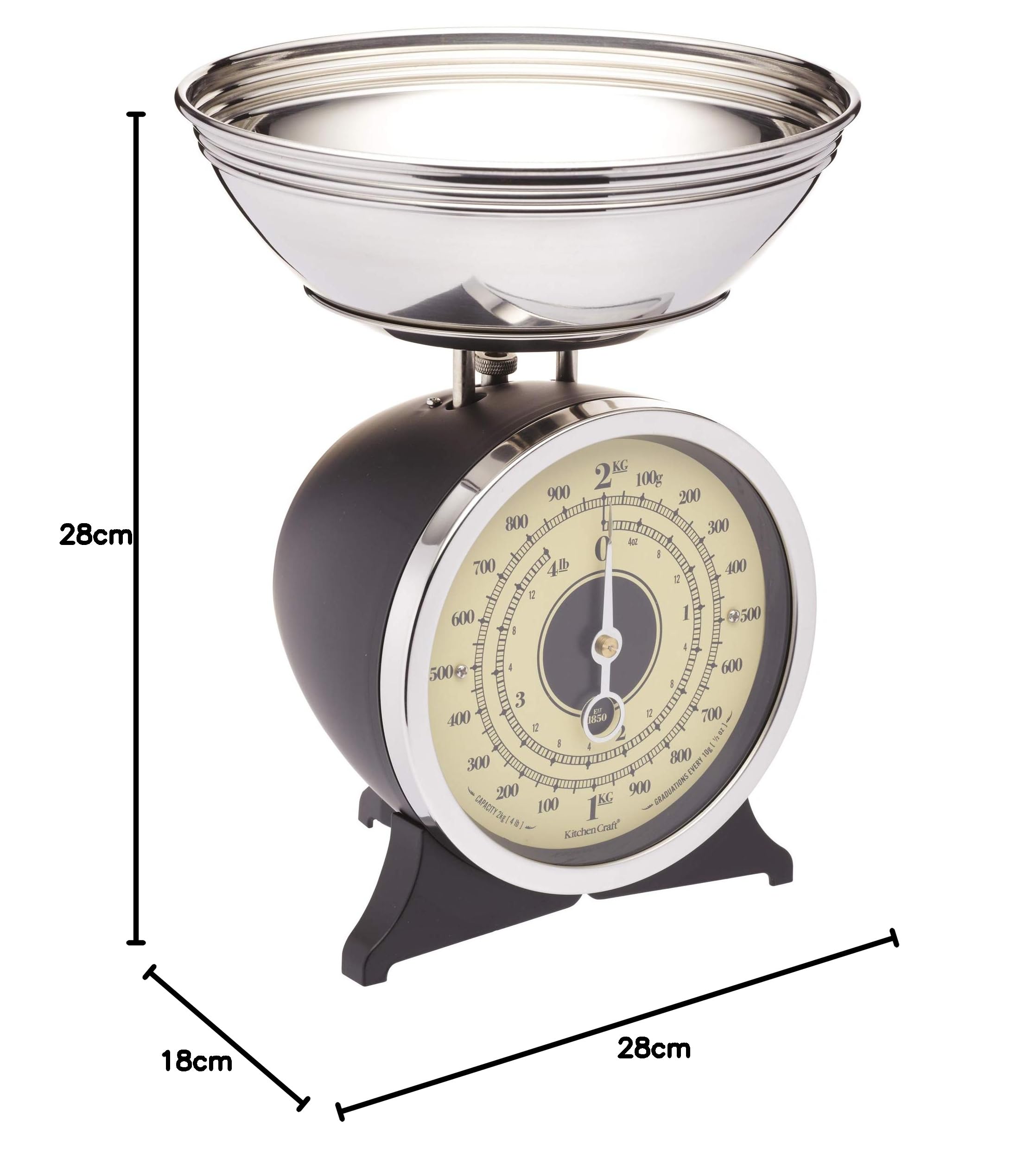 KitchenCraft Classic Collection Mechanical Kitchen Scales with