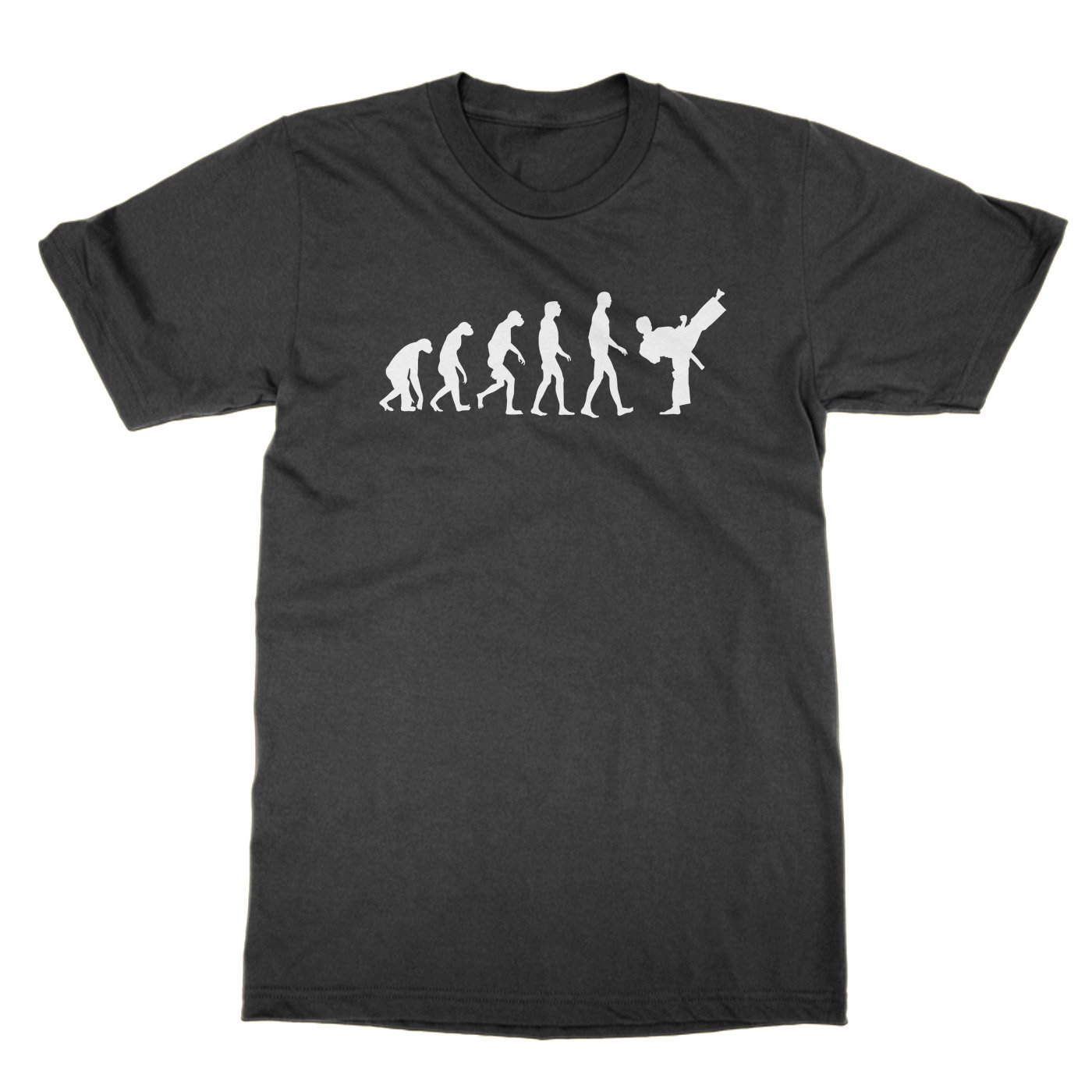 T-shirt Karate Master motif évolution coton respirant