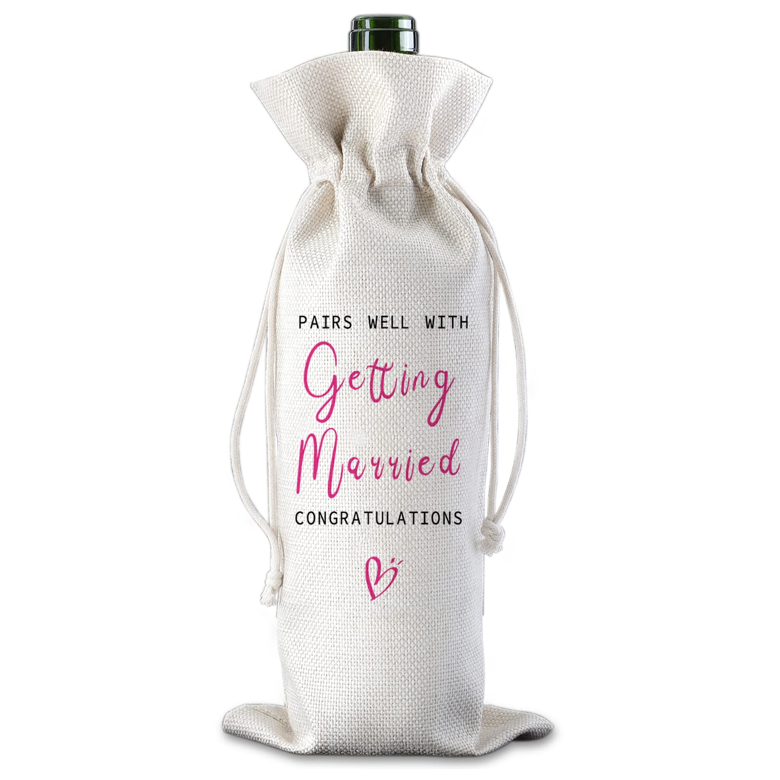 Bridal Party Wine Gifts Wedding Wine Gift Bags - Linen Proposal Bags For  Bridesmaids \u0026 Wedding Party Maid Of Honor Wine, image size:1600x1600