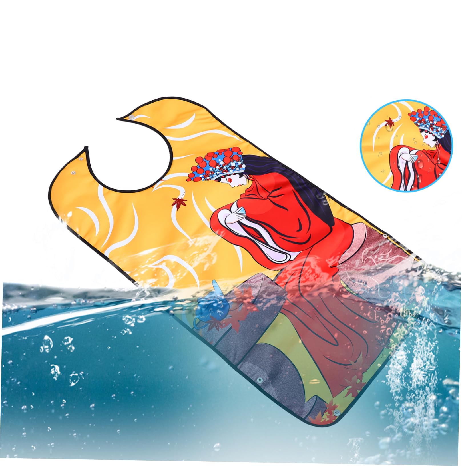MAGICLULU 3 Uds Babero Para Adultos Babero Para Paciente Protector De Ropa De Alimentación Delantal Para Comer Impermeable Para Personas Mayores Para Comida Para