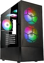 MESH Matrix Gaming Desktop PC (AMD Ryzen 5 5600G, 16GB RAM, 500GB NVMe SSD, 450W PSU, Windows 11 Pro) Kolink Observatory MX Mesh with 5 x ARGB Fans