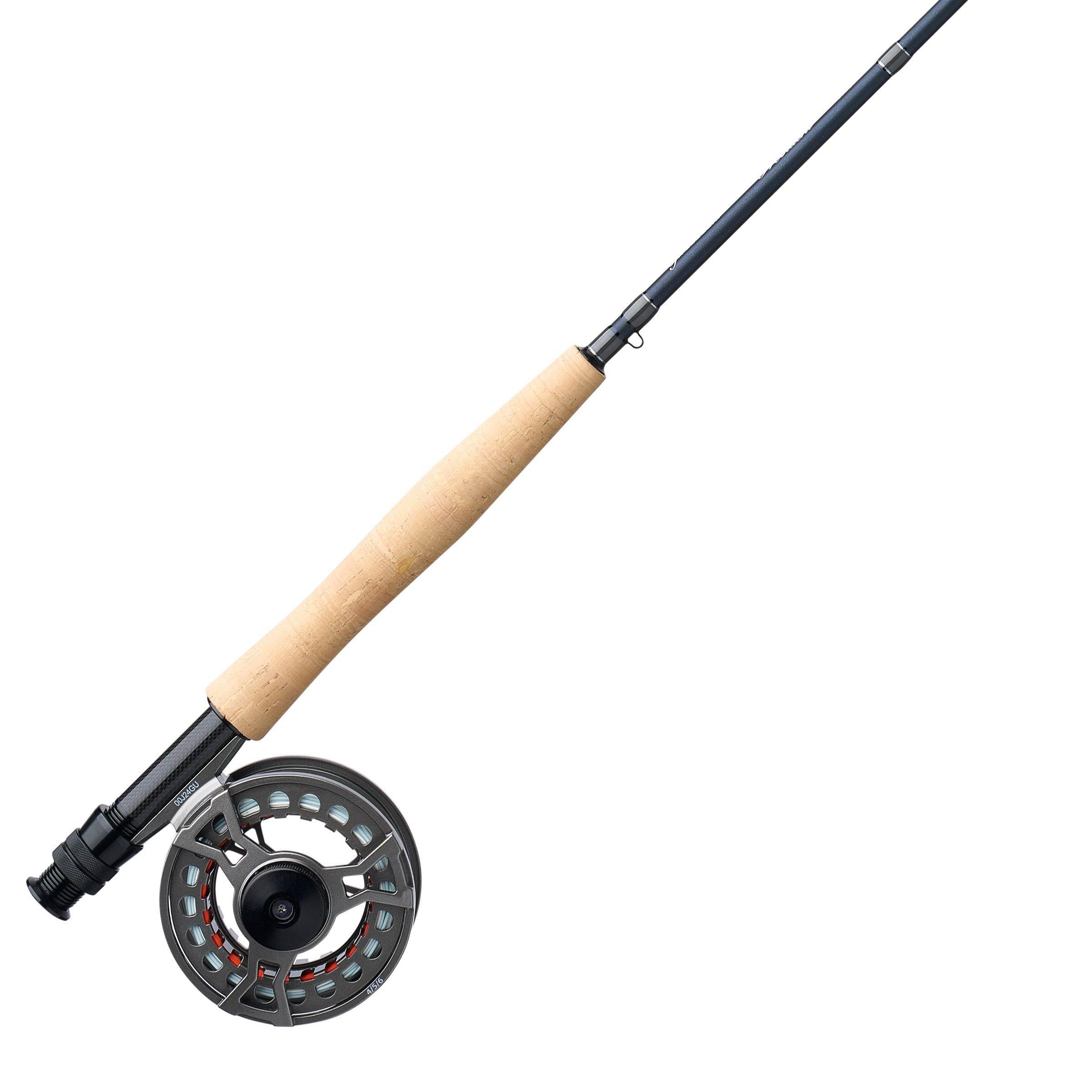 Pflueger President XT Fly Reel and 9' 4-Piece Fishing Rod Combo, Carbon Composite Rod Blank Construction, EVA Foam Handles : Sports & Outdoors
