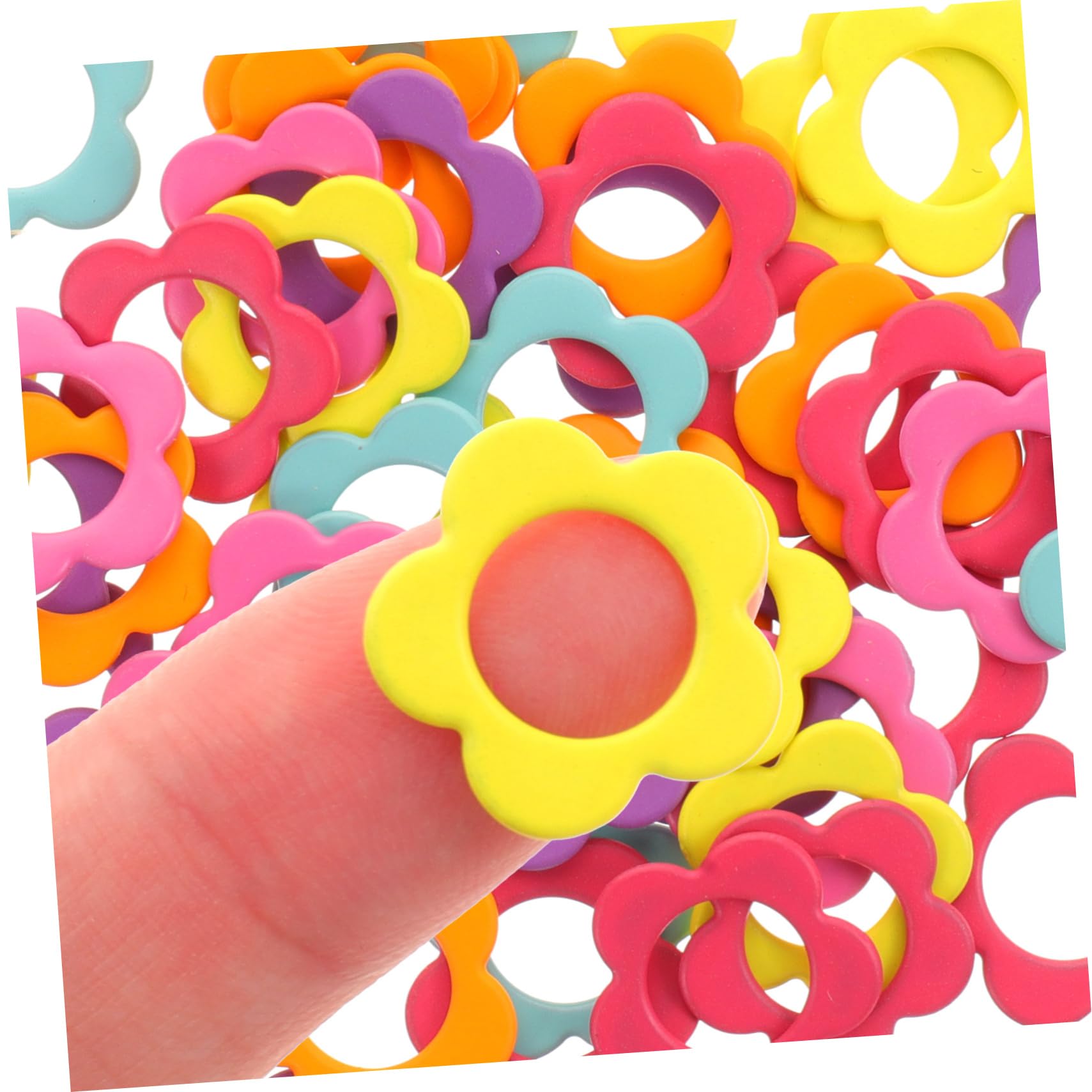 SHINEOFI 3 Juegos Juego De Hebillas Marcadoras Rompecabezas Marcadores De Punto De Punto Marcadores De Punto Para Crochet Equipo Hilo De Bordado Ganchos De Crochet Tejido De Punto De Madera