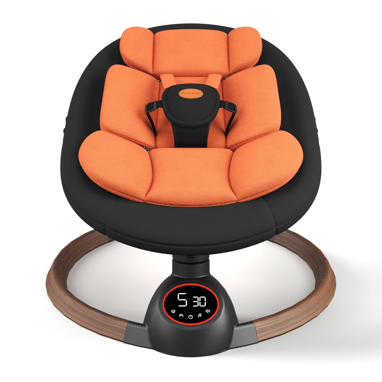 Baby Swings for Infants, Electric Baby Swing with Bluetooth and Preset Melodies, Portable Infant Swing for Indoor & Outdoor Use, 5 Speeds