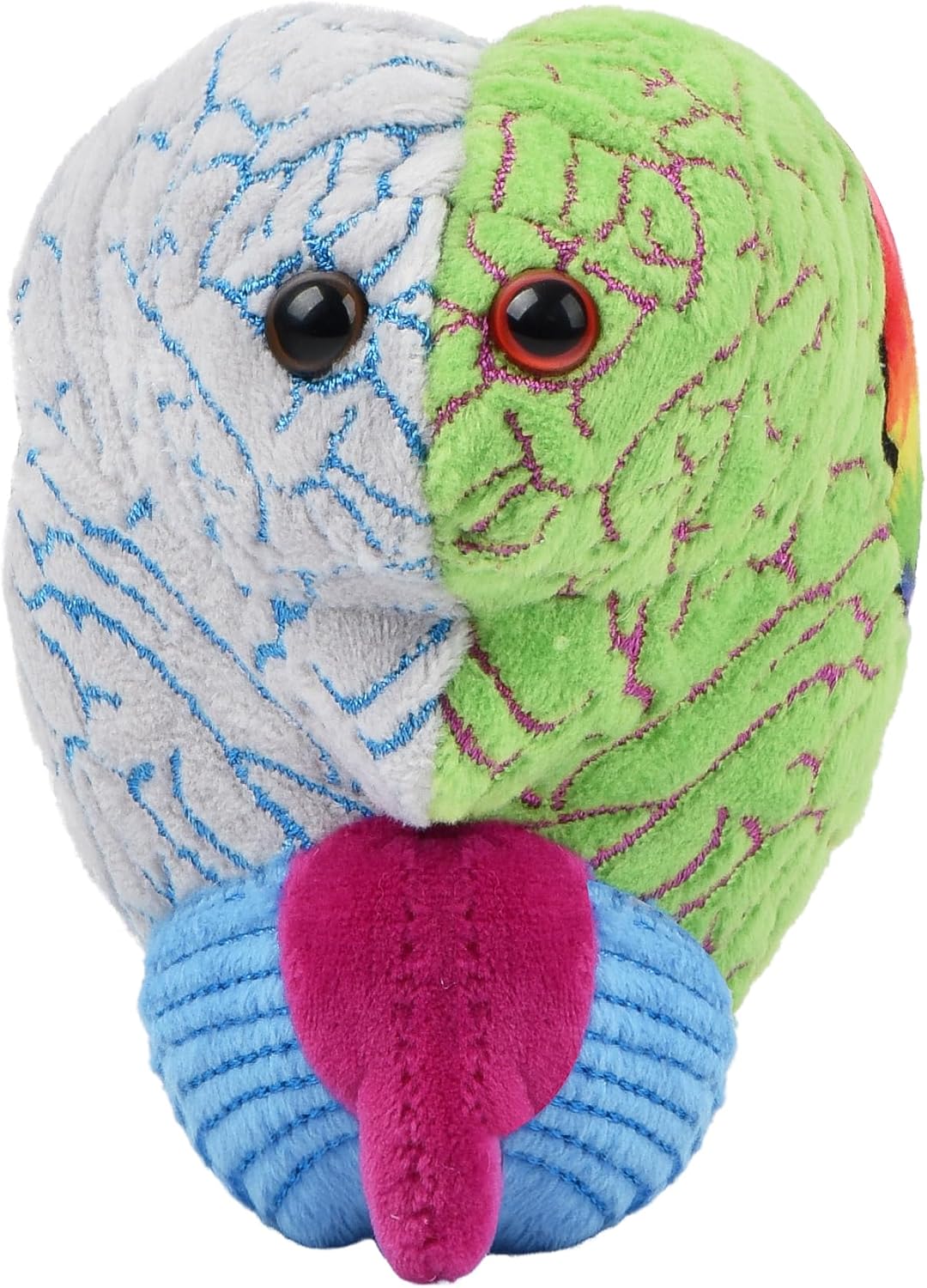 GIANT MICROBES Bipolar Plush, Bipolar Stuffed Animal, Bipolar Gifts, Mental Health Awareness, Psychology Gifts, Brain Plush, Brain Model, Bipolar Disorder, Psychiatrist Gift, Bipolar Awareness