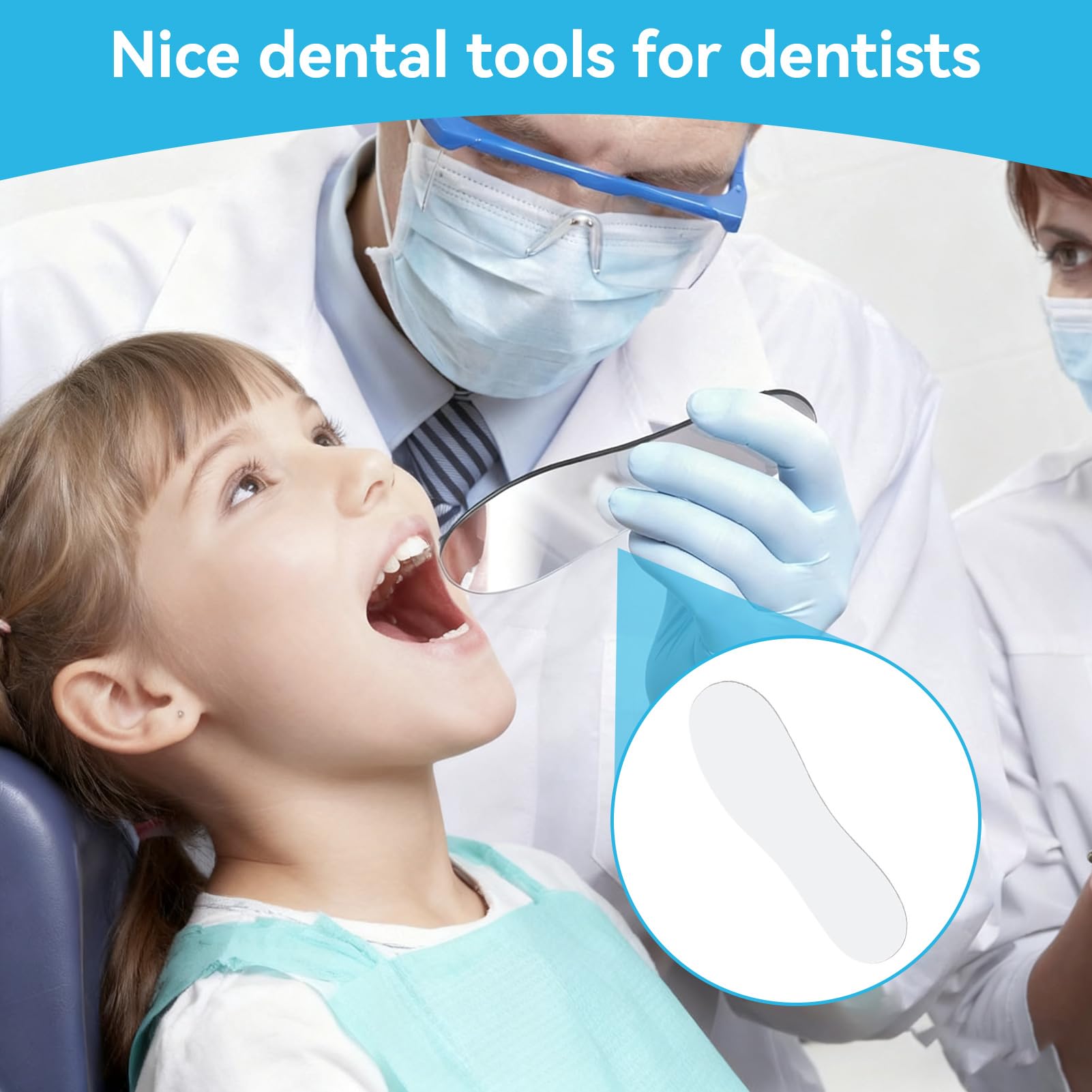 Espejos De Fotografía Dental 5 Piezas Cámara Intraoral 2 Caras Espejo Reflector Oral para Clínica
