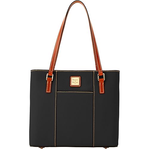 Dooney & Bourke Women's Small Lexington Tote in Pebble Grain Leather, Handbag with Long Leather Shoulder Straps