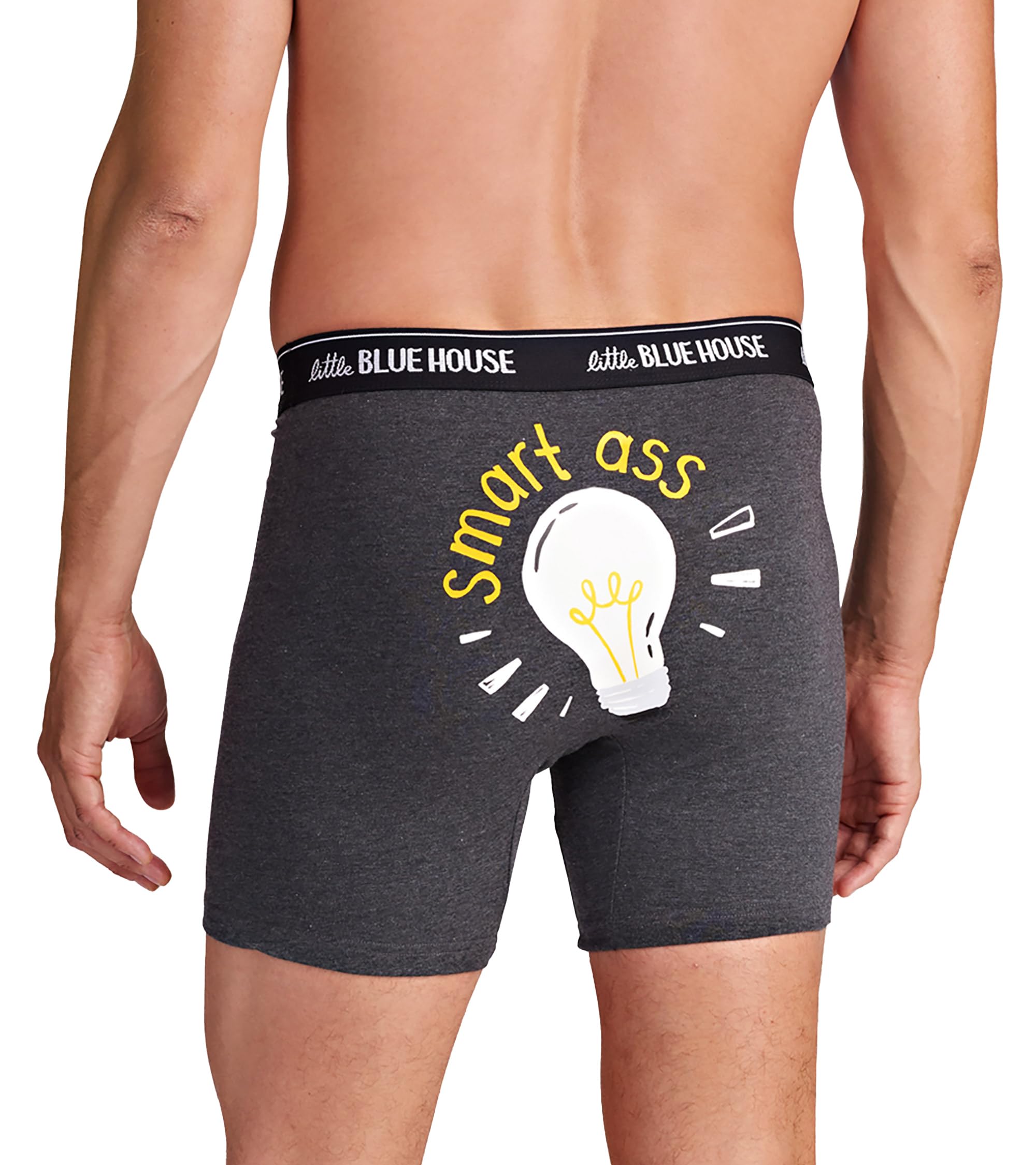 Little Blue House mens Funny Boxer Briefs