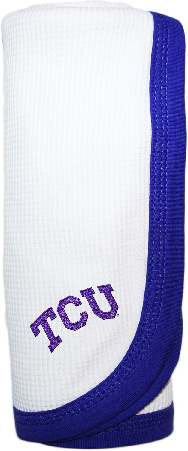 Creative Knitwear Texas Christian University TCU Thermal Swaddling Blanket