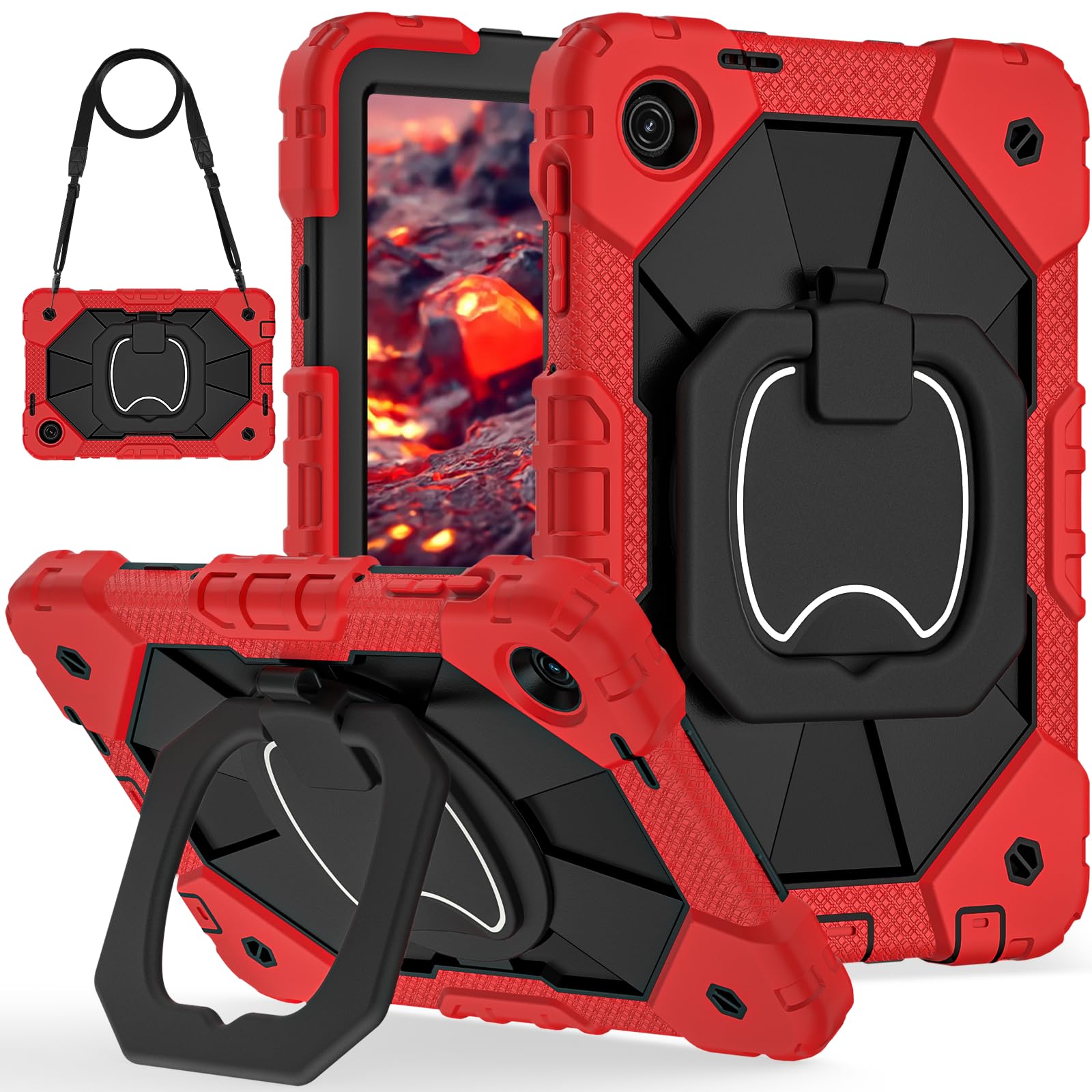 Funda para T-Mobile Rewl Tab 2 2025 anticaídas con correa ergonómica 8