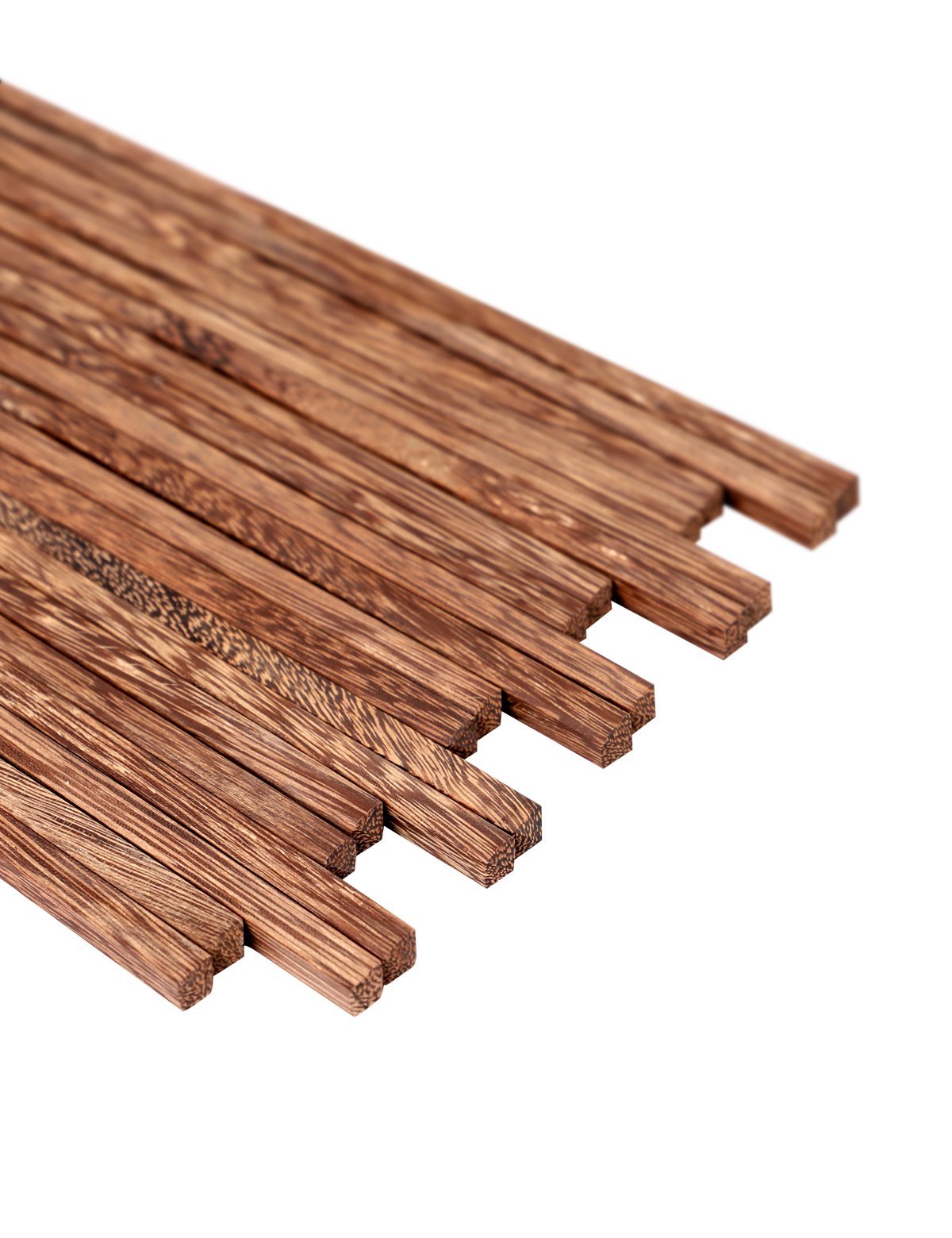 chiński heban organiczne naturalne drewno pałeczki 10 par zestaw bez farby wosk drewniana poślizg przez drobne towary wielokrotnego użytku nadaje się do mycia w zmywarce do naczyń khaki