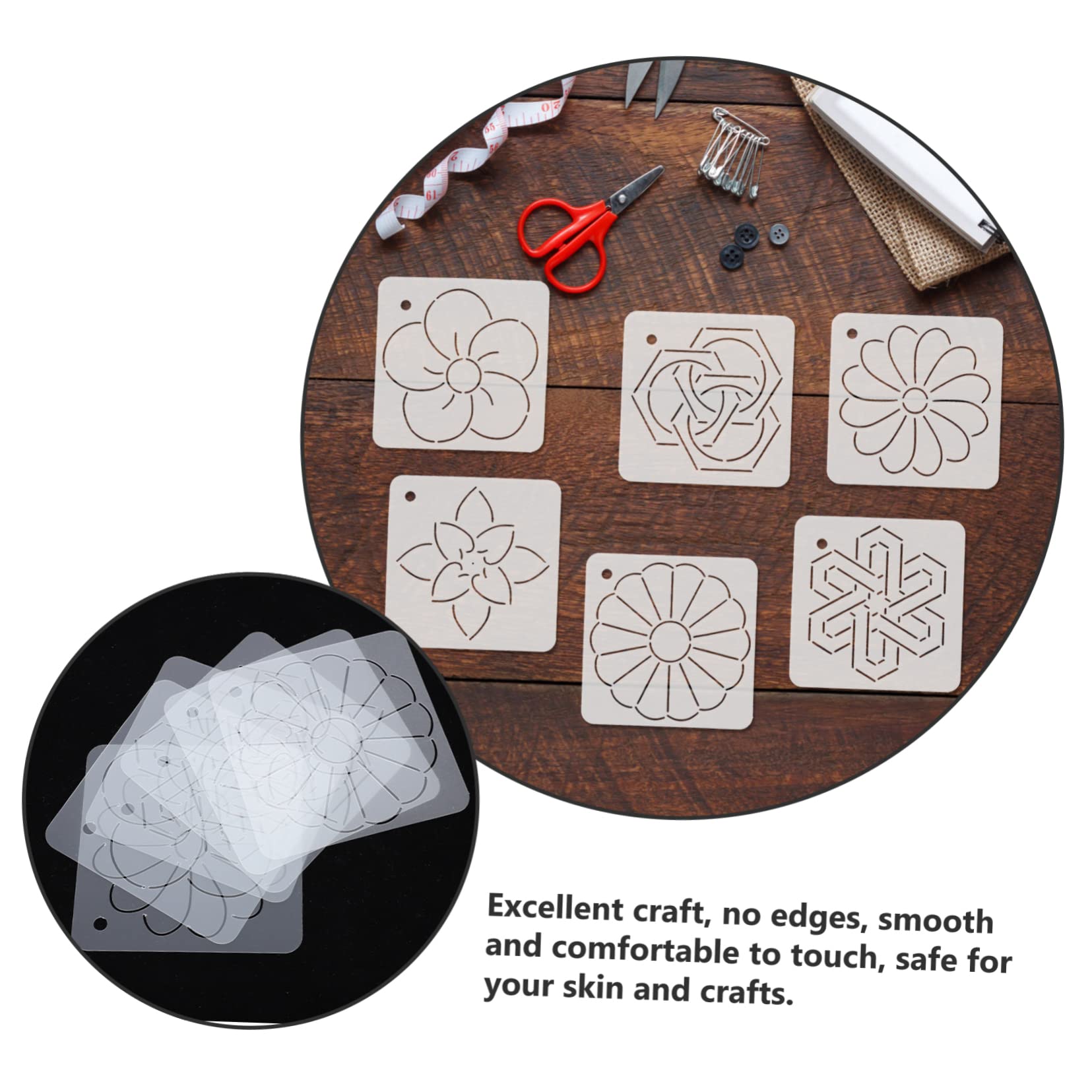 18 Pollici tavola da tracciamento per trapuntatura strumento patchwork per cucire stencil da ricamo righello da ricamo righello per modelli di disegno modello patchwork Acrilico BELLIFFY