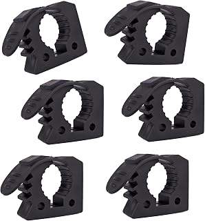 Shovel Holder Clamp Mount Kit,Truck Bed Molle Panel Mount, Shovel Mount for Roof Rack,Quick Release Mount Clamps Off Road UTV Utility Trailer Accessories Fits 1-1/7" to 1-3/7" Diameter Tools(6 Pack)