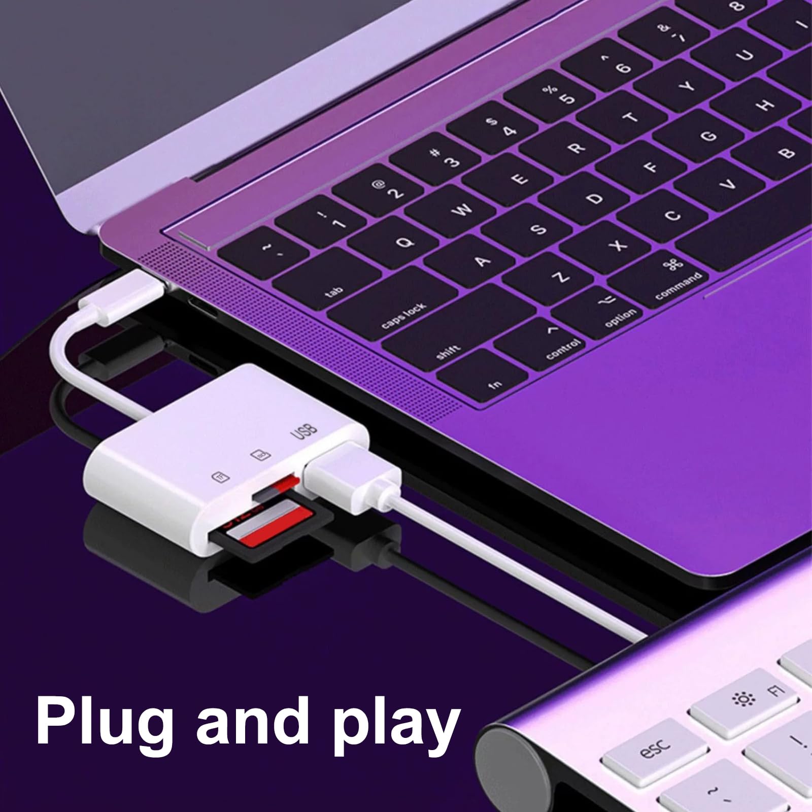 Adattatore per lettore di schede USB 3.0 tipo C a Micro SD TF
