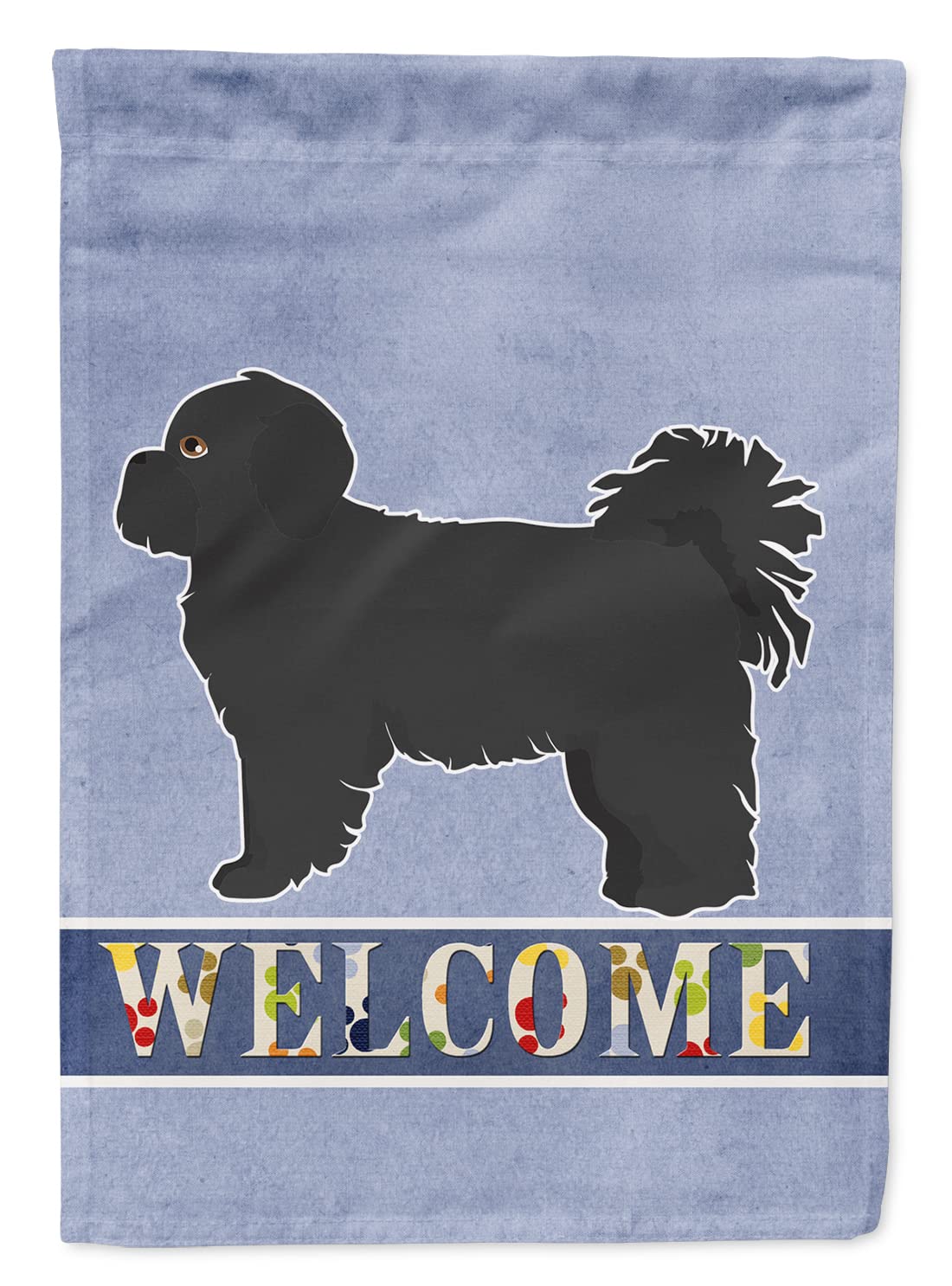 Drapeau Pekeapoo de bienvenue grand format Caroline's Treasures en toile pour jardin