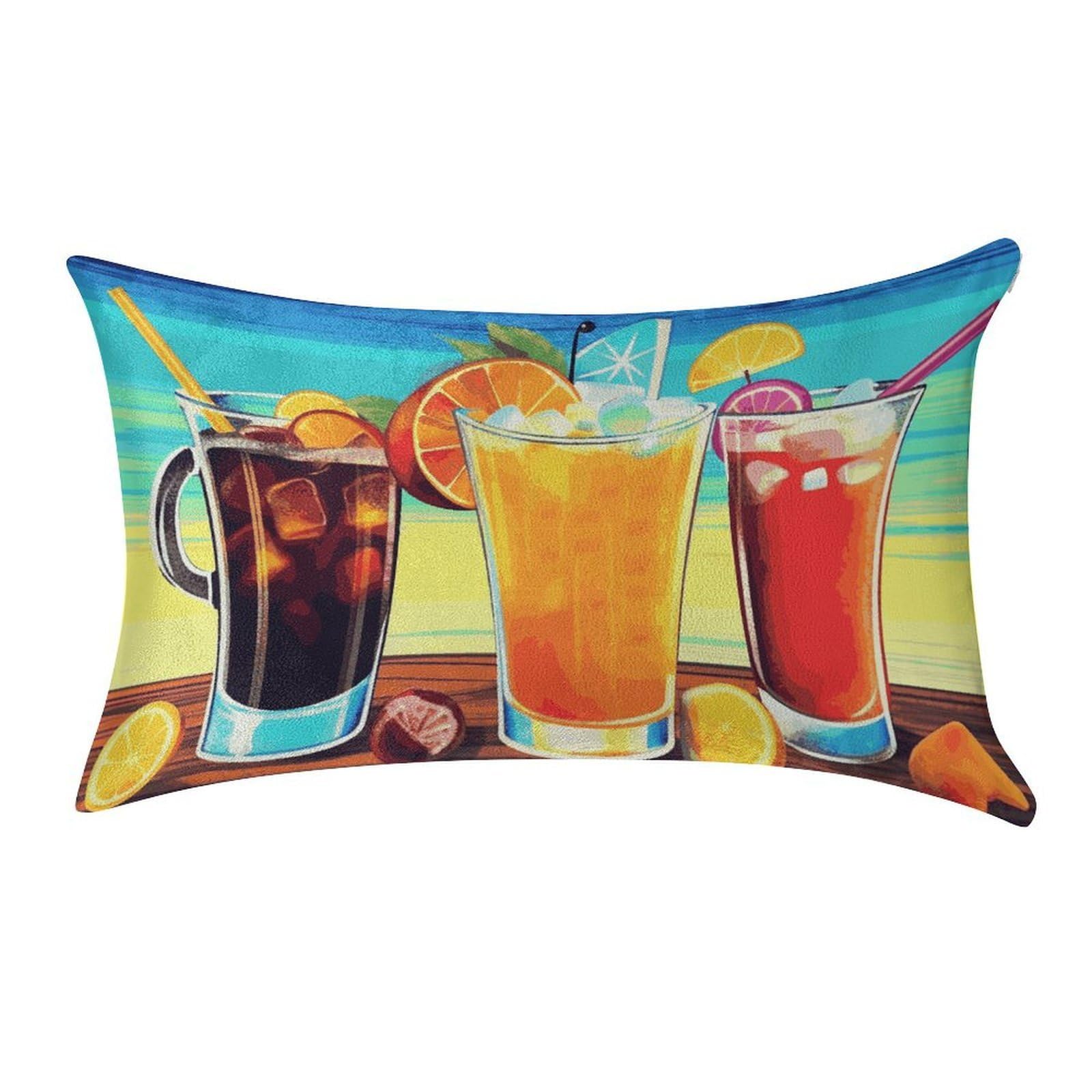 Btcowzrv Style Happy Hour Pillow Cover Pillow Case Pillowcase