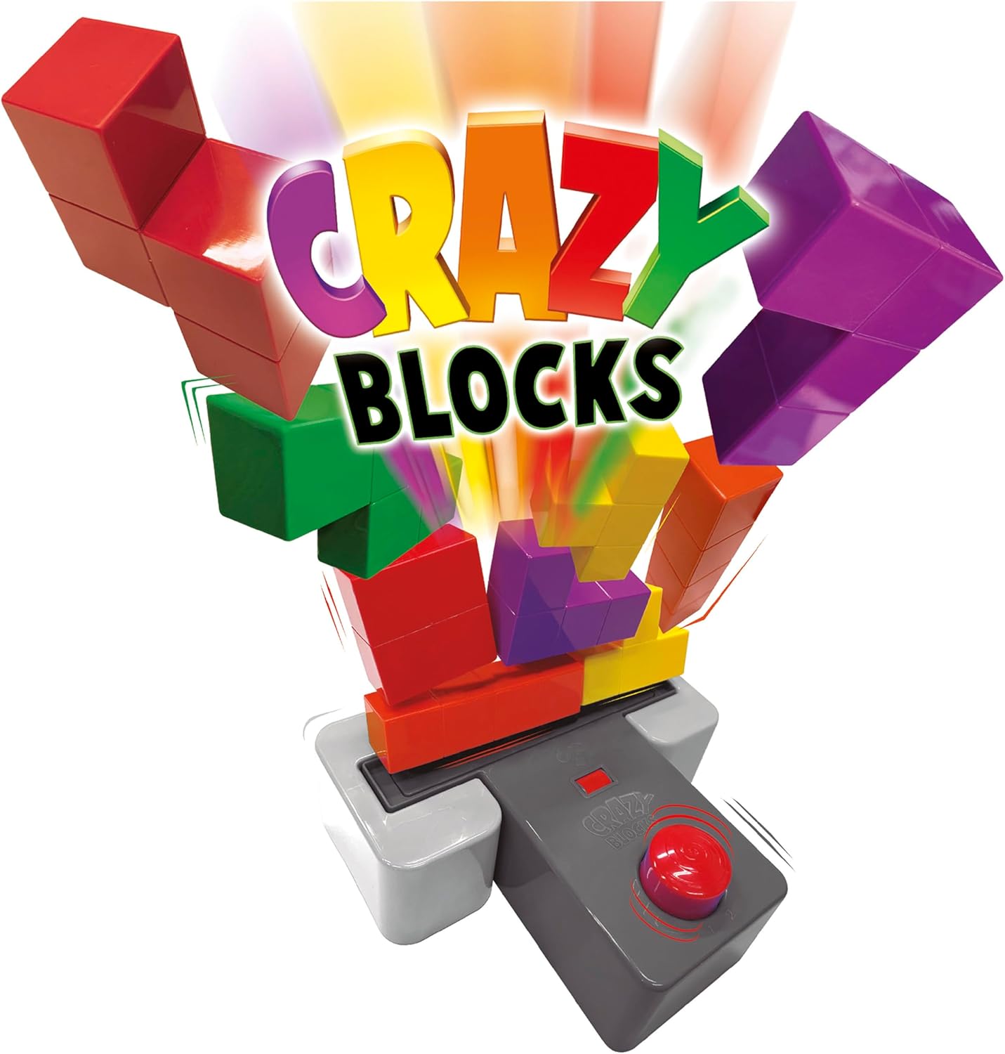 Educa - Crazy Blocks | The Most Explosive Block Game. Be The Fastest Blocks Or They Will Jump in The Air Two Levels of Difficulty. from 4 Years Old (20089)