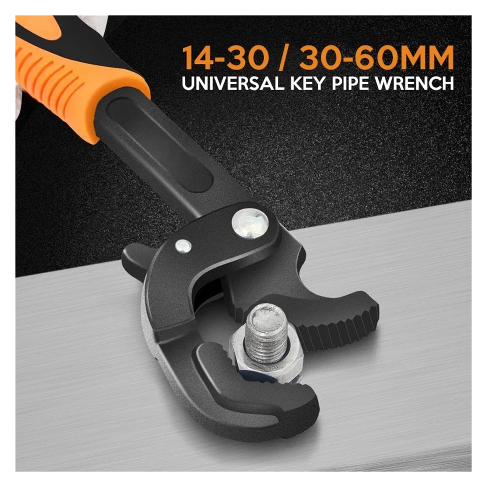 Klucz 14-30/30-60mm uniwersalny klucz do rur zestaw kluczy z otwartym końcem ze stali wysokowęglowej narzędzie zatrzaskowe N uchwyt hydrauliczny narzędzie wielofunkcyjne
