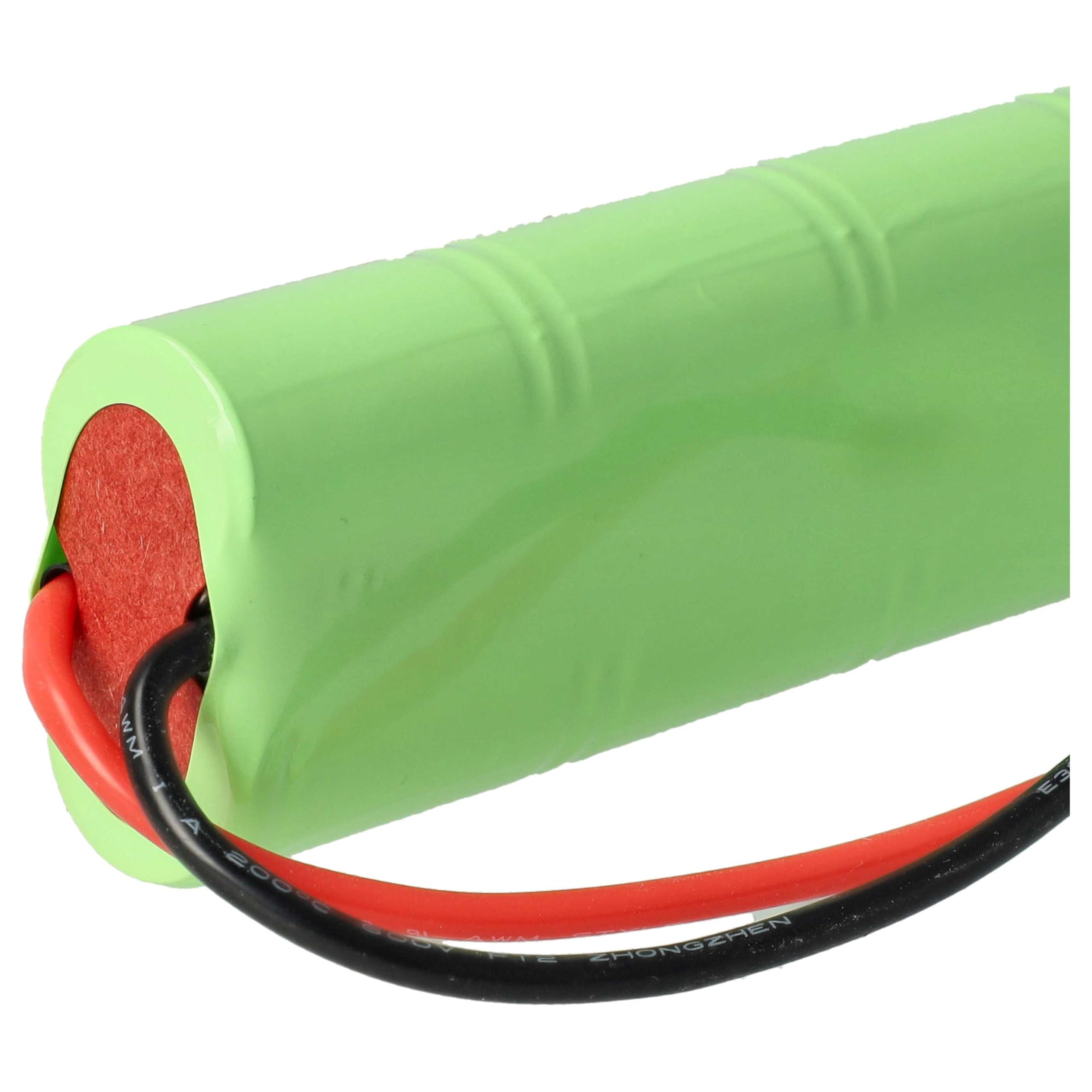 vhbw 1x Batterie Compatible avec Airsoft Guns MP5A5, MC51, Steyr Pistolet Airsoft (1500mAh, 9,6V, NiMH)