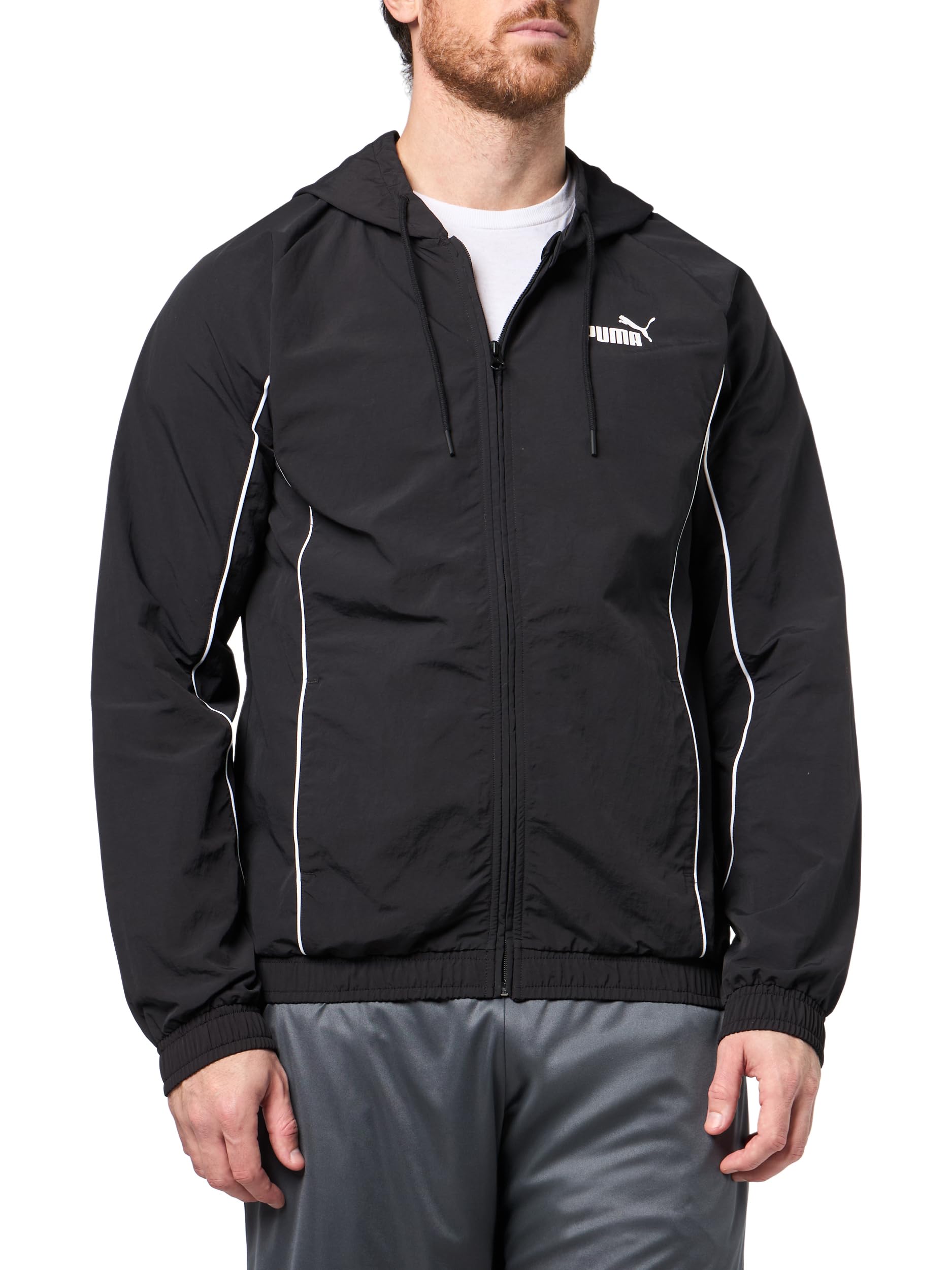 Mens Sport Woven Jacket Athletic Outerwear Casual