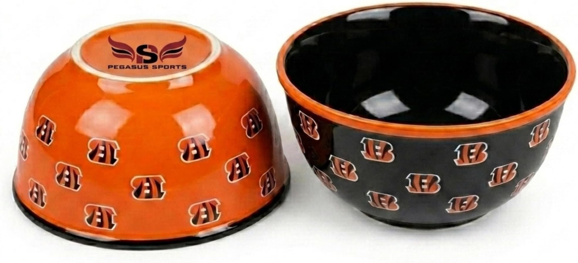 NFL Cincinnati Bengals Home and Away 2 Pack Serving Bowls