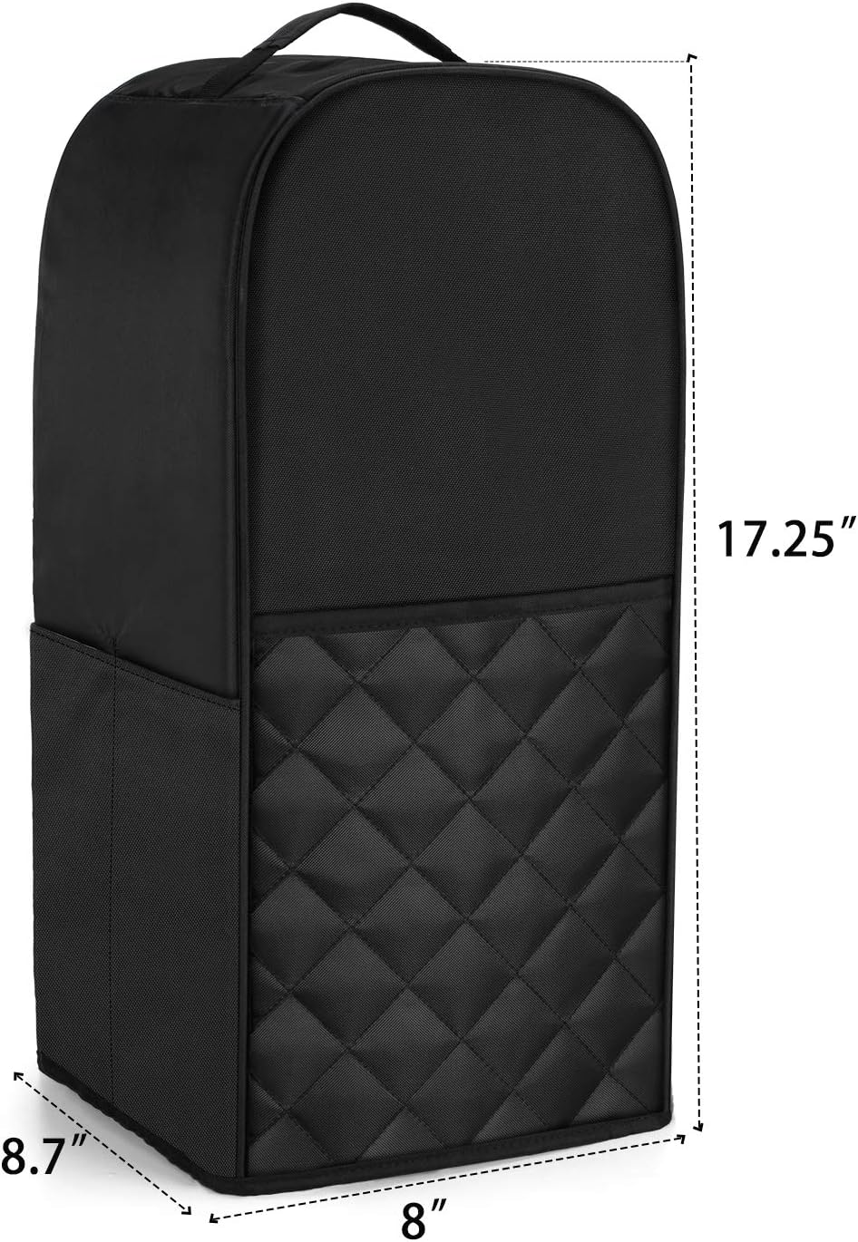 Luxja Blender Cover Compatible with Ninja Foodi, Cover for Ninja Foodi Blender, Black(quilted)