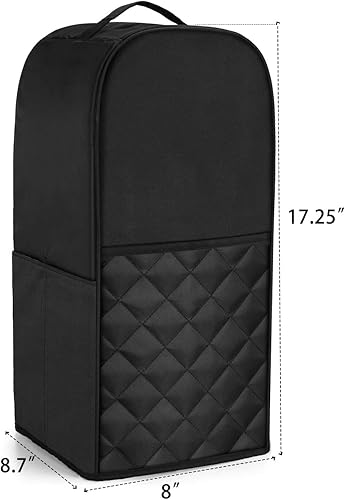 Vista 6 de Luxja Funda para licuadora compatible con Ninja Foodi, funda para licuadora Ninja Foodi, negra (acolchada)
