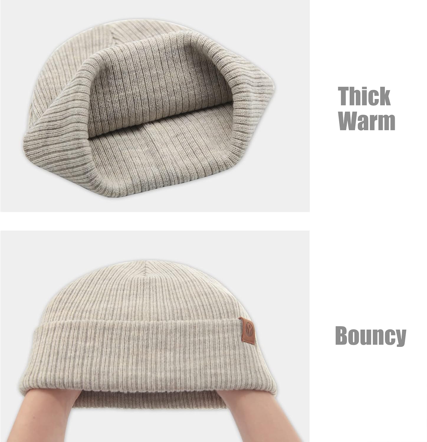 Duoyeree Baby Beanies Toddler Winter Hats Comfortable and Nice Knitted Hats for Boys Girls - Image 5