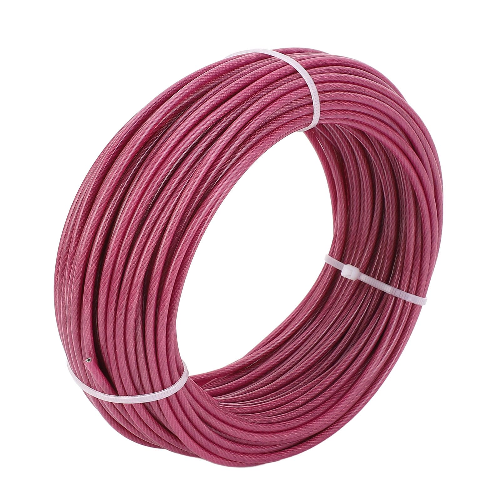 Keenso Spannschloss Seilspanner Set, 30m Robustes 3mm Kabel, for Outdoor