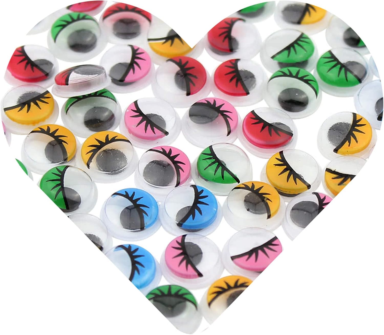 Creation Station Wackelnde Augen Aufkleber – 15 Mm, 240 Stück, Schwarz, Für Bastelprojekte