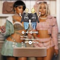 Vista 9 de FunStudio Canción acrílica personalizada con foto, cubierta de álbum de acrílico personalizada, regalos para amantes de la música, amigos, hermana