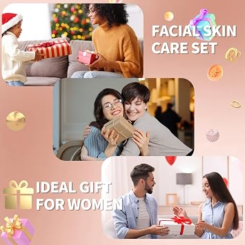 Revitalizing 6-Piece Anti-Aging Skin Care Set for Women Hydrating, Firming & Wrinkle-Reducing Facial Care Kit with Cleanser, Toner, Eye Cream, Lotion & Face Cream