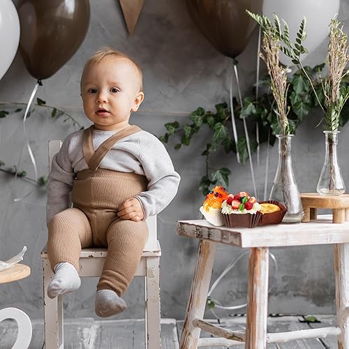 Miniatura 6 de Layhit 900 forros cuadrados para cupcakes, tazas de papel para hornear, a prueba de grasa, envoltorios de magdalenas, forros para magdalenas, bodas,