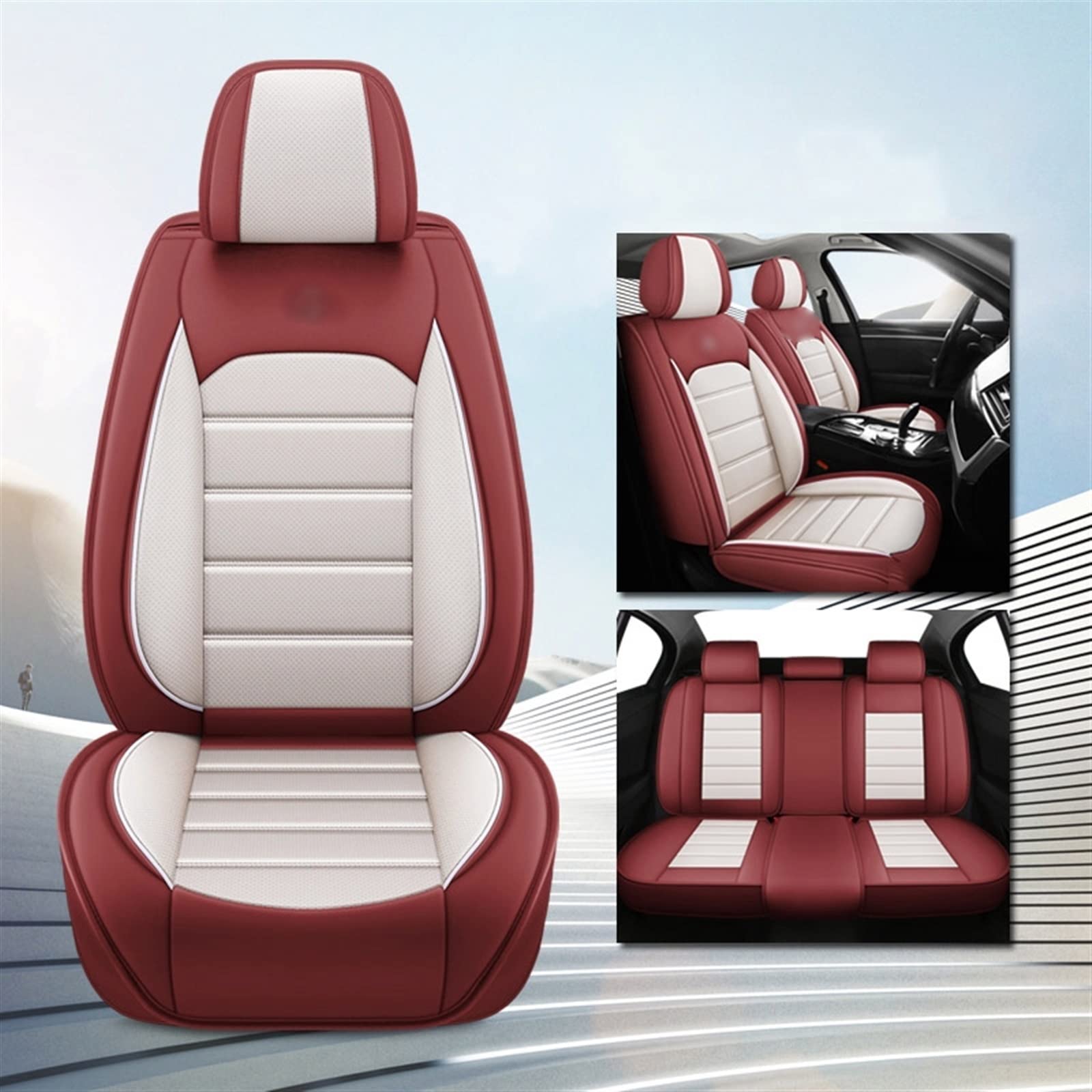YOUZKA Car Seat Cushion Driver Seat Cushion Home Chair For Kia Sportage 2022 Stinger Stonic Spectra Niro Rio X Line Picanto accessories