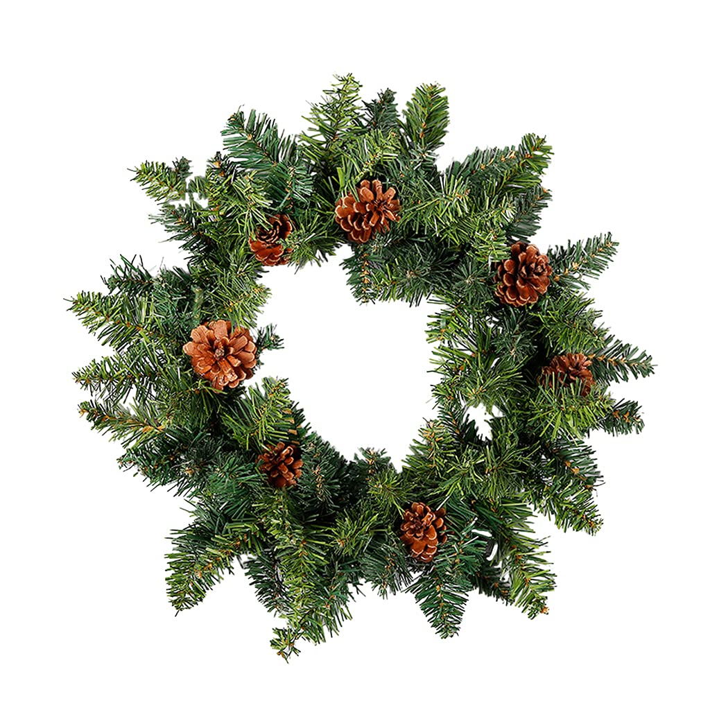 Guirlande de Noël 30CM pour porte d'entrée et décoration de salon