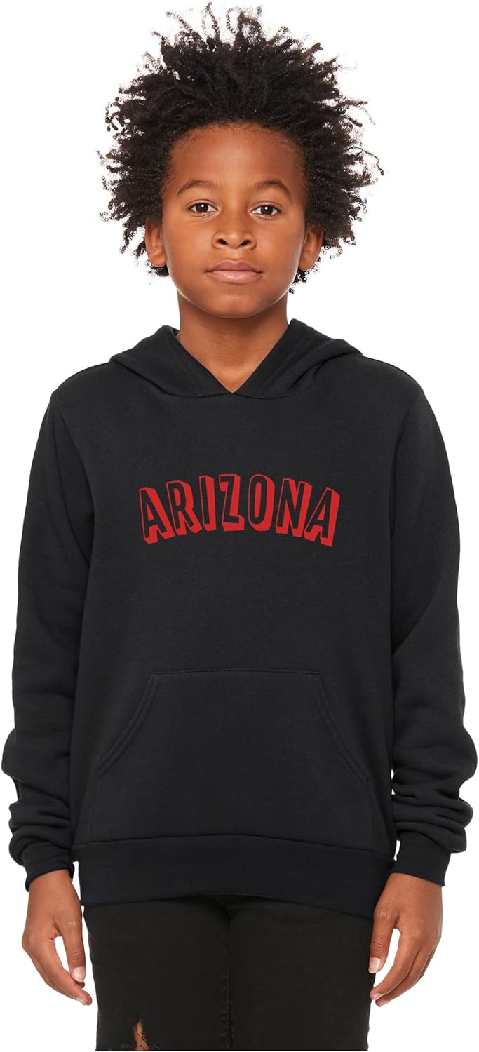Daxton Youth Unisex Pullover Cities States Hoodie Mid-Weight Fleece Sweater - Image 2