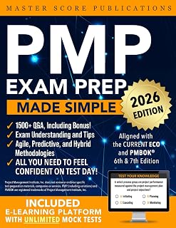 PMP Exam Prep Made Simple: Ultimate Study Guide with Mock Tests, Flashcards & Strategies to Pass PMP First Try