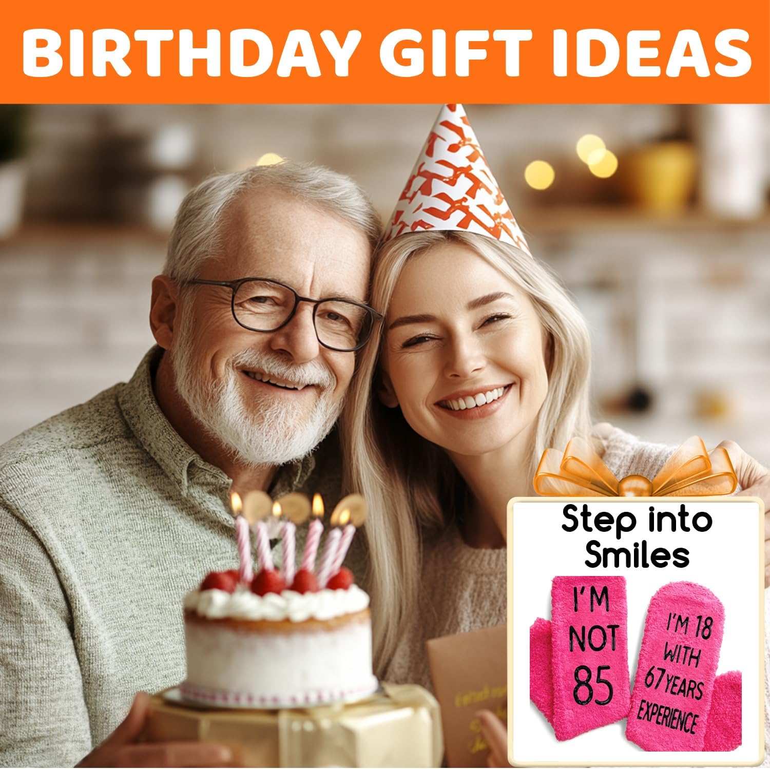 HAPPYPOP 85th Birthday Gifts for Women - 85 Year Old Gift, 85th Birthday Socks for Her, 85 Years Old Gift Ideas - Image 5