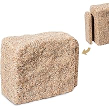 Beuta Faux Stone Starter Block 7" L x 4" W x 6.5" H DIY Dig-Free Landscape Edging First Piece | Starting Block for Your Edging Project | 1 Piece - Sandstone